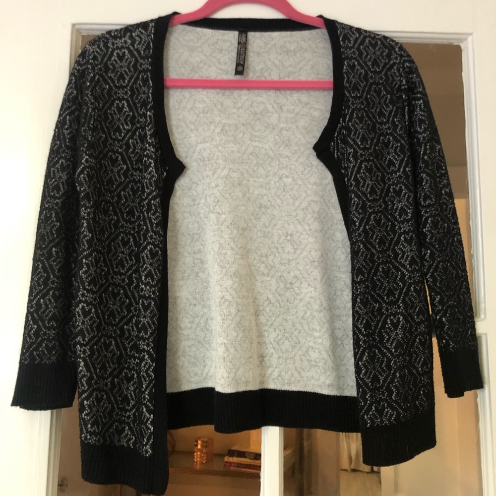 NORDSTROM BLACK CARDIGAN BUSINESS PROFESSIONAL